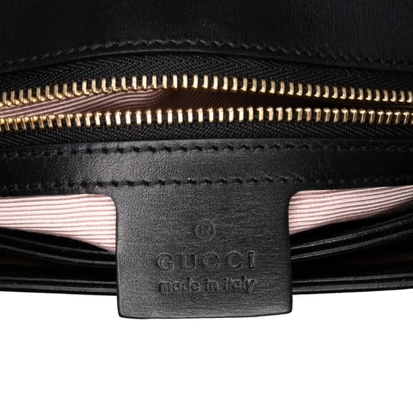 Pre-owned Gucci Small Leather Arli Crossbody Black