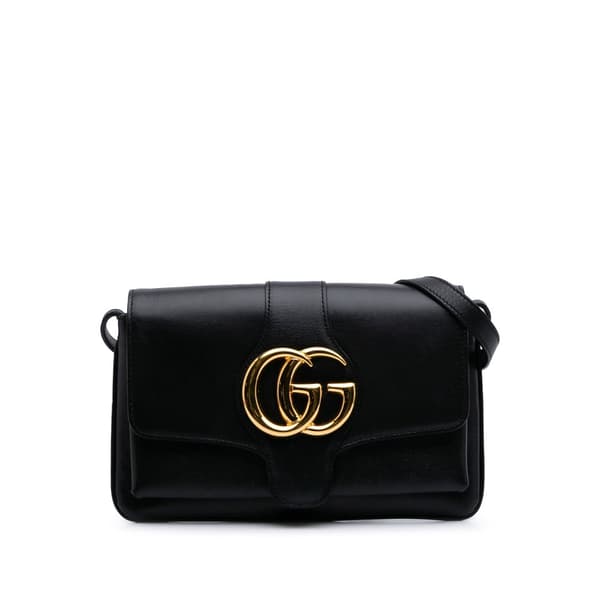 Pre-owned Gucci Small Leather Arli Crossbody Black