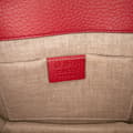 Miniatyrbild 5 av 10: Pre-owned Gucci Small Dollar Calfskin Interlocking G Crossbody Red