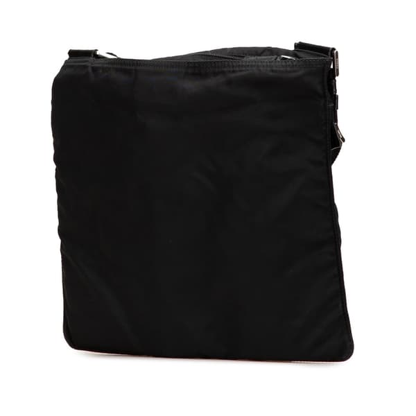 Pre-owned Prada Tessuto Zip Top Crossbody Black