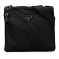 Miniatyrbild 1 av 10: Pre-owned Prada Tessuto Zip Top Crossbody Black