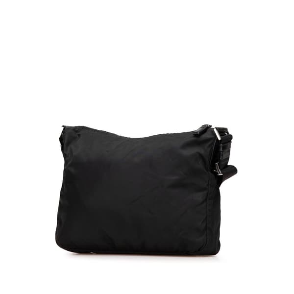 Pre-owned Prada Tessuto Zip Top Crossbody Black