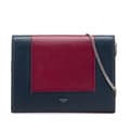 Miniatyrbild 1 av 10: Pre-owned Celine Leather Frame Wallet on Chain Red