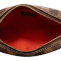 Miniatyrbild 4 av 10: Pre-owned Louis Vuitton Damier Ebene Ipanema Pochette Brown