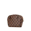 Miniatyrbild 2 av 10: Pre-owned Louis Vuitton Damier Ebene Ipanema Pochette Brown