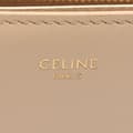 Miniatyrbillede 4 af 9: Pre-owned Celine Medium Leather Triomphe Frame Crossbody Brown