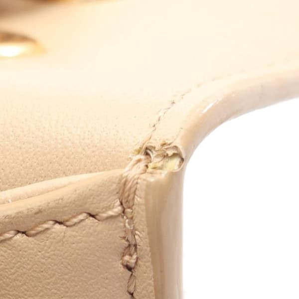Pre-owned Celine Medium Leather Triomphe Frame Crossbody Brown