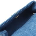 Miniatyrbillede 4 af 9: Pre-owned Chanel Mini Rectangular Quilted Denim Mood Flap Blue