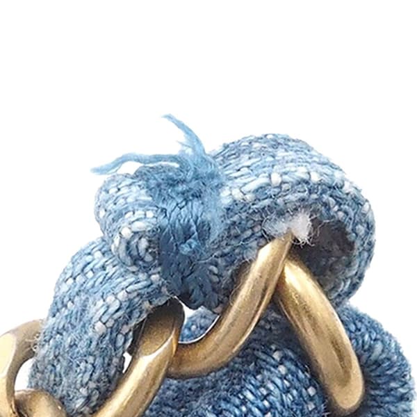 Pre-owned Chanel Mini Rectangular Quilted Denim Mood Flap Blue