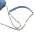 Miniatyrbillede 9 af 9: Pre-owned Chanel Mini Rectangular Quilted Denim Mood Flap Blue