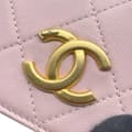 Pikkukuva 7 / 10: Pre-owned Chanel Small Quilted Calfskin About Pearls Hobo Pink