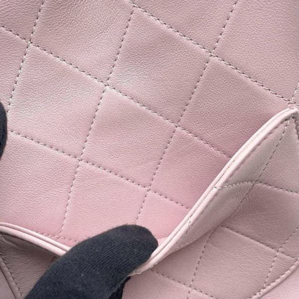 Pre-owned Chanel Small Quilted Calfskin About Pearls Hobo Pink