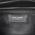 Miniatyrbilde 5 av 10: Pre-owned Saint Laurent Studded Leather Monogram Le Sept Chain Bag Black