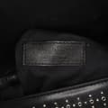 Miniatyrbilde 6 av 10: Pre-owned Saint Laurent Studded Leather Monogram Le Sept Chain Bag Black