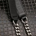 Miniatyrbilde 8 av 10: Pre-owned Saint Laurent Studded Leather Monogram Le Sept Chain Bag Black