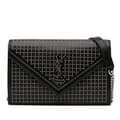 Miniatyrbilde 1 av 10: Pre-owned Saint Laurent Studded Leather Monogram Le Sept Chain Bag Black