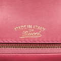 Miniatyrbild 8 av 10: Pre-owned Gucci Small Leather 1973 Crossbody Bag Red