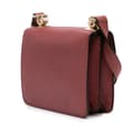 Miniatyrbild 2 av 10: Pre-owned Gucci Small Leather 1973 Crossbody Bag Red