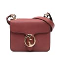 Miniatyrbild 1 av 10: Pre-owned Gucci Small Leather 1973 Crossbody Bag Red