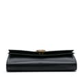 Pikkukuva 3 / 10: Pre-owned Saint Laurent Leather Monogram Sulpice Wallet on Chain Black