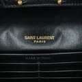 Pikkukuva 5 / 10: Pre-owned Saint Laurent Leather Monogram Sulpice Wallet on Chain Black