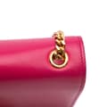 Miniatyrbild 9 av 10: Pre-owned Saint Laurent Medium Smooth Calfskin Classic Monogram Kate Tassel Crossbody Pink