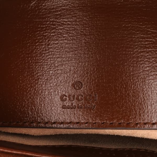 Pre-owned Gucci Mini GG Supreme Jackie 1961 Crossbody Brown