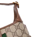 Miniatyrbild 9 av 10: Pre-owned Gucci Mini GG Supreme Jackie 1961 Crossbody Brown
