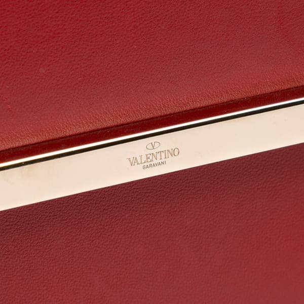 Pre-owned Valentino Medium Tricolor Leather Uptown Crossbody Red