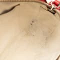 Miniatyrbild 7 av 10: Pre-owned Gucci Leather Animalier Web Disco Crossbody Red