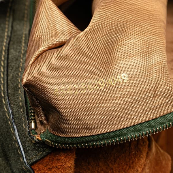 Pre-owned Fendi Zucca Suede Messenger Bag Brown