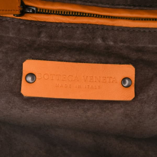 Pre-owned Bottega Veneta Nappa Intrecciato Cube Crossbody Yellow