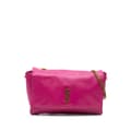 Miniatyrbilde 1 av 10: Pre-owned Saint Laurent Medium Smooth Calfskin and Suede Reversible Kate Crossbody Pink