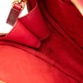 Miniatyrbilde 7 av 10: Pre-owned Louis Vuitton Calfskin Embellished New Wave Love Lock Crossbody Red