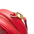 Miniatyrbilde 9 av 10: Pre-owned Louis Vuitton Calfskin Embellished New Wave Love Lock Crossbody Red