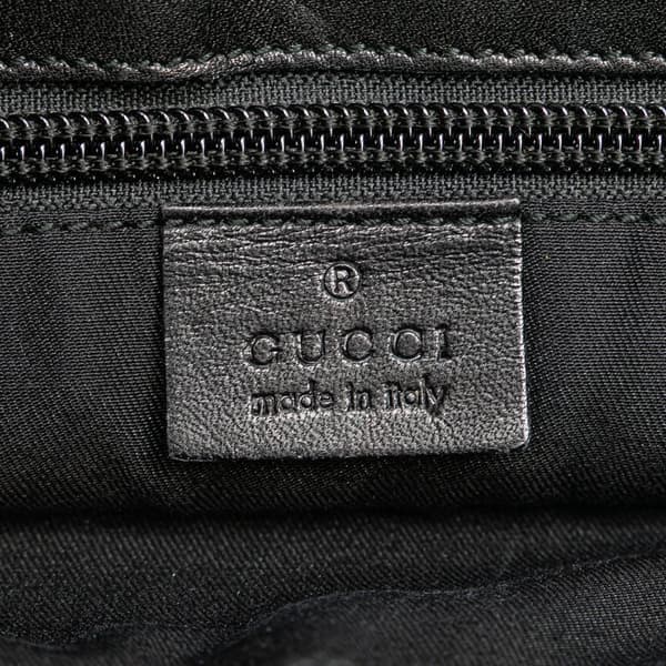 Pre-owned Gucci Guccissima Crossbody Black