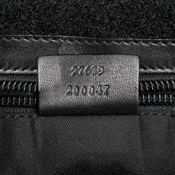 Pre-owned Gucci Guccissima Crossbody Black