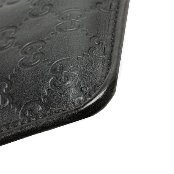 Pre-owned Gucci Guccissima Crossbody Black