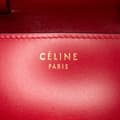Miniatyrbild 6 av 10: Pre-owned Celine Small Calfskin Classic Box Red
