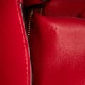 Miniatyrbild 7 av 10: Pre-owned Celine Small Calfskin Classic Box Red
