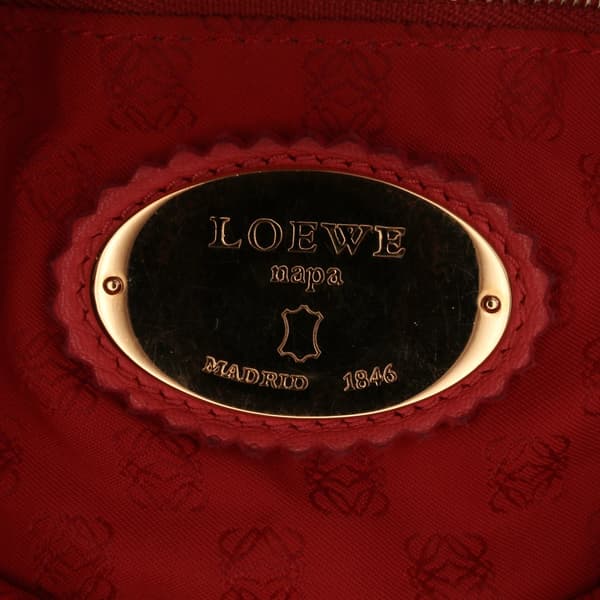 Pre-owned LOEWE Nappa Flamenco Tassel 22 Crossbody Pink
