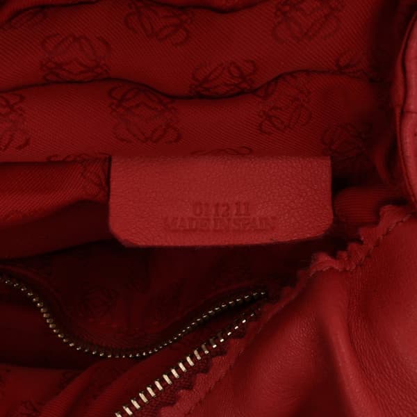 Pre-owned LOEWE Nappa Flamenco Tassel 22 Crossbody Pink
