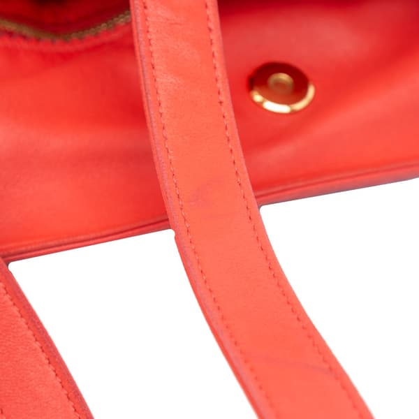 Pre-owned LOEWE Nappa Flamenco Tassel 22 Crossbody Pink