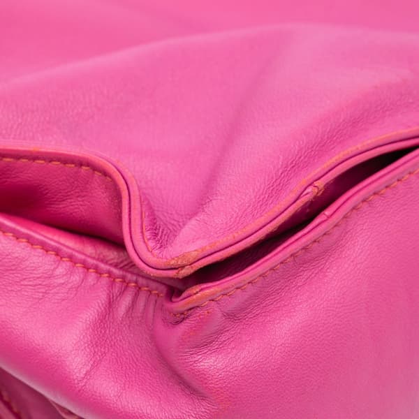 Pre-owned LOEWE Nappa Flamenco Tassel 22 Crossbody Pink