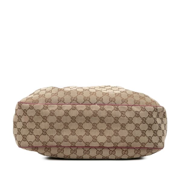 Pre-owned Gucci GG Canvas Sukey Crossbody Brown