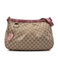 Miniatyrbilde 1 av 8: Pre-owned Gucci GG Canvas Sukey Crossbody Brown