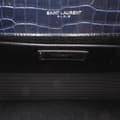 Pikkukuva 4 / 10: Pre-owned Saint Laurent Medium Croc Embossed Leather Kate Tassel Crossbody Blue