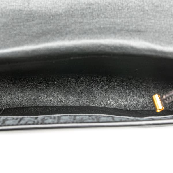 Pre-owned Dior Diorissimo Trotter Canvas Crossbody Black