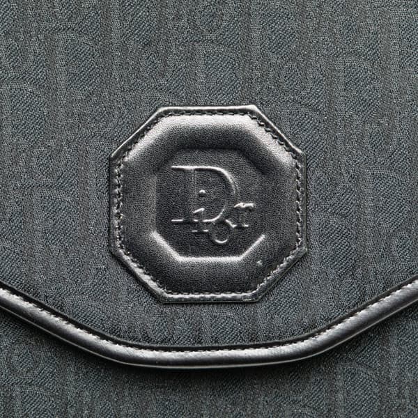 Pre-owned Dior Diorissimo Trotter Canvas Crossbody Black