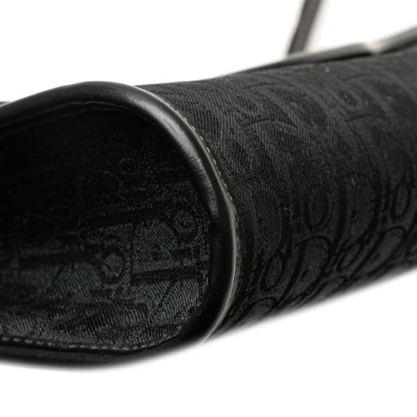 Pre-owned Dior Diorissimo Trotter Canvas Crossbody Black